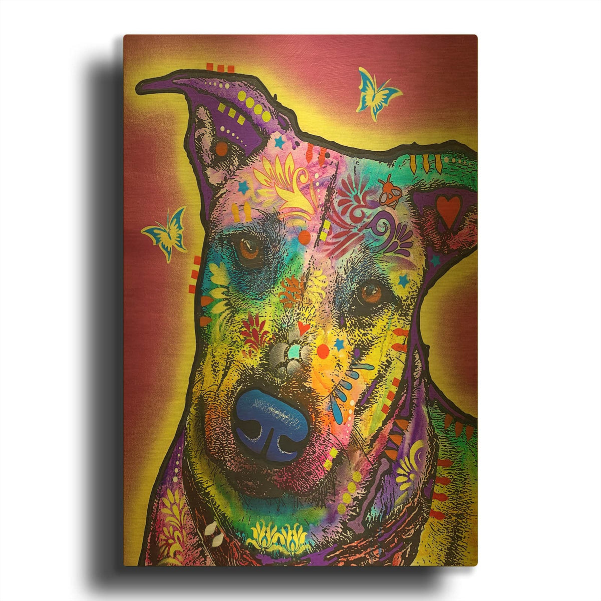 'I’m Managing' By Dean Russo Gold Metal Wall Art
