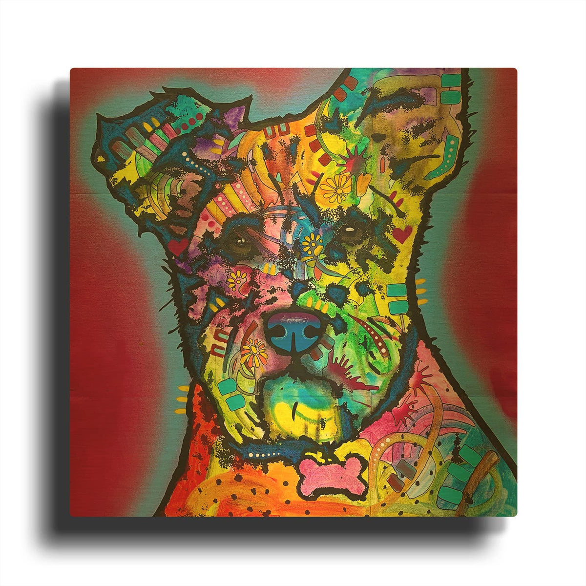 'I Heard What You Said' By Dean Russo Gold Metal Wall Art
