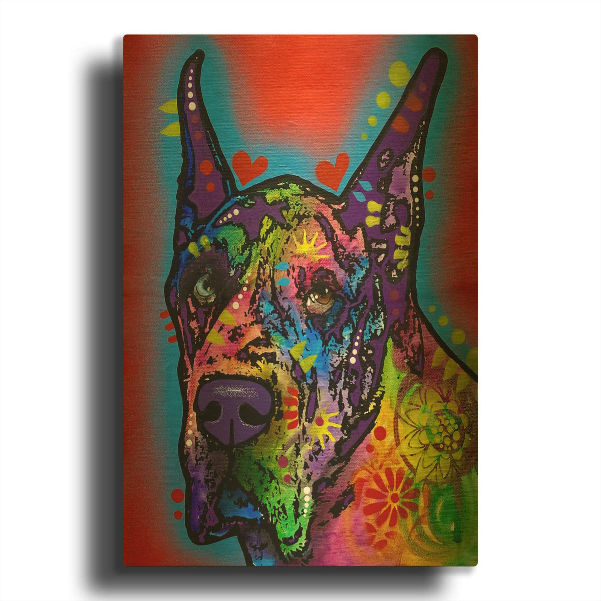 'Not This Again' By Dean Russo Gold Metal Wall Art