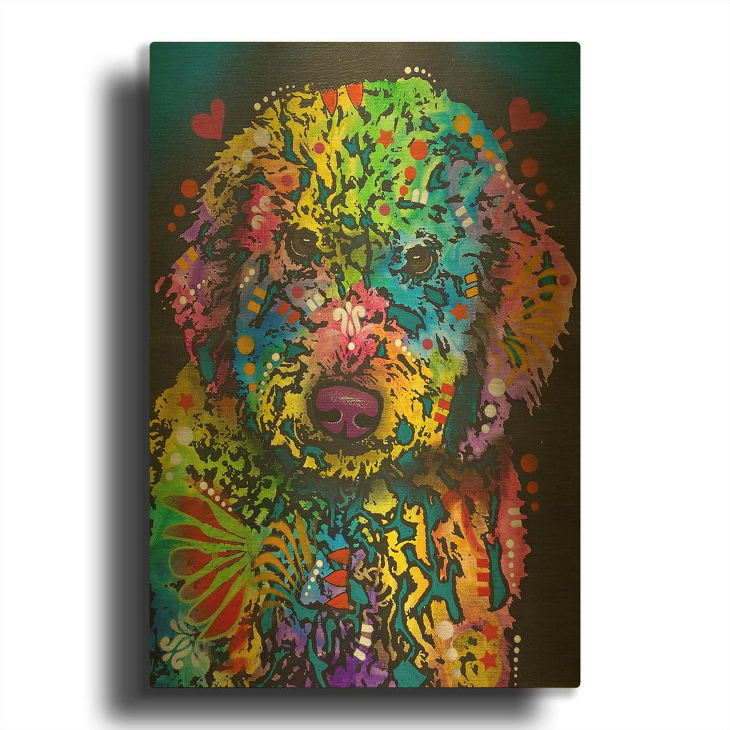 'I Am Here To Listen' By Dean Russo Gold Metal Wall Art