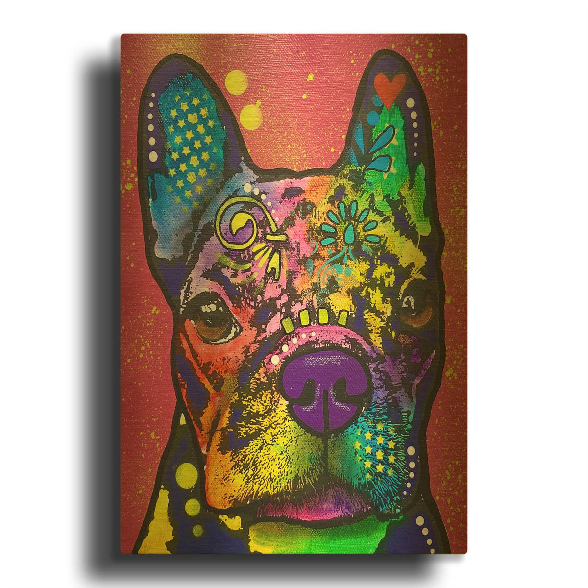 'Listen To My Eyes' By Dean Russo Gold Metal Wall Art