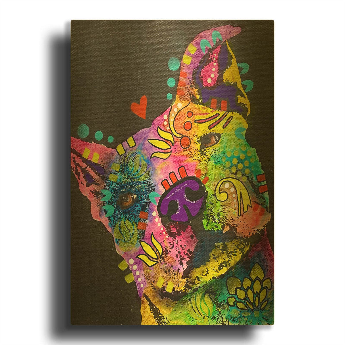 'Sideeye Love' By Dean Russo Gold Metal Wall Art