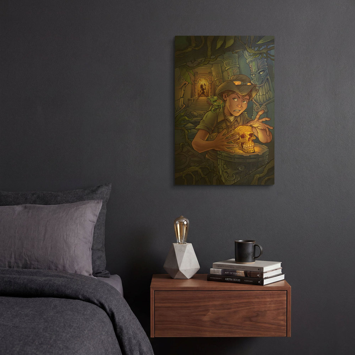 'Explorer' By Flyland Designs Gold Metal Wall Art