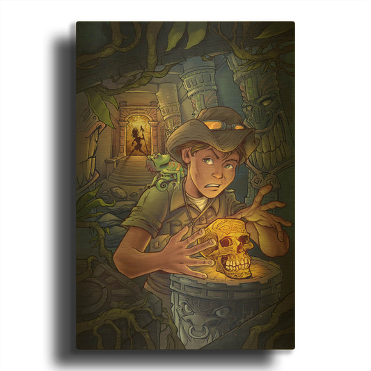 'Explorer' By Flyland Designs Gold Metal Wall Art