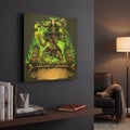 'Witch Doctor' By Flyland Designs Gold Metal Wall Art