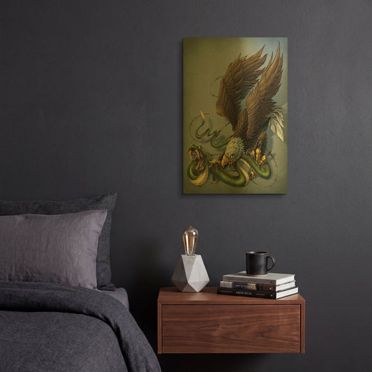 'Don' By Flyland Designs Gold Metal Wall Art