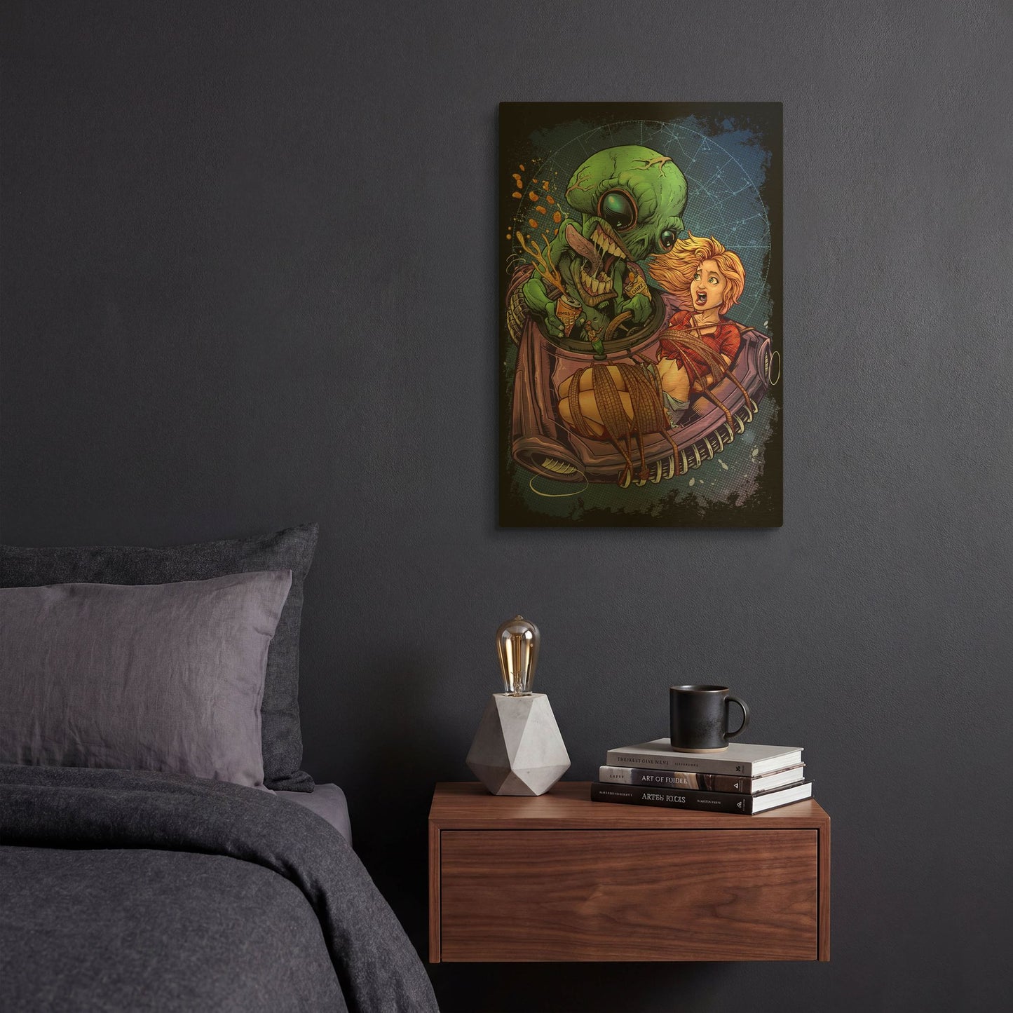 'Take Out' By Flyland Designs Gold Metal Wall Art