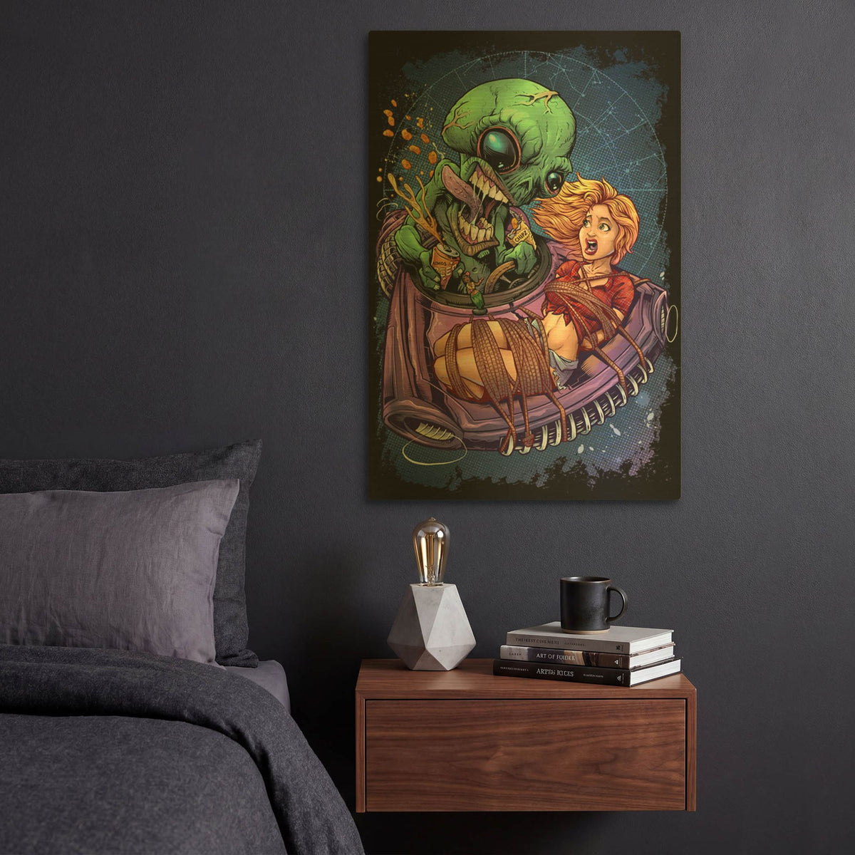 'Take Out' By Flyland Designs Gold Metal Wall Art