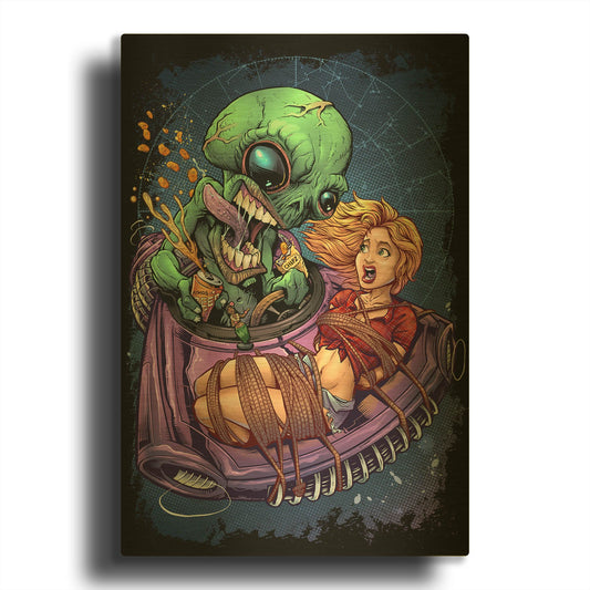 'Take Out' By Flyland Designs Gold Metal Wall Art