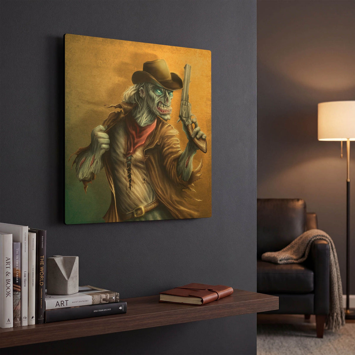 'The Drifter' By Flyland Designs Gold Metal Wall Art