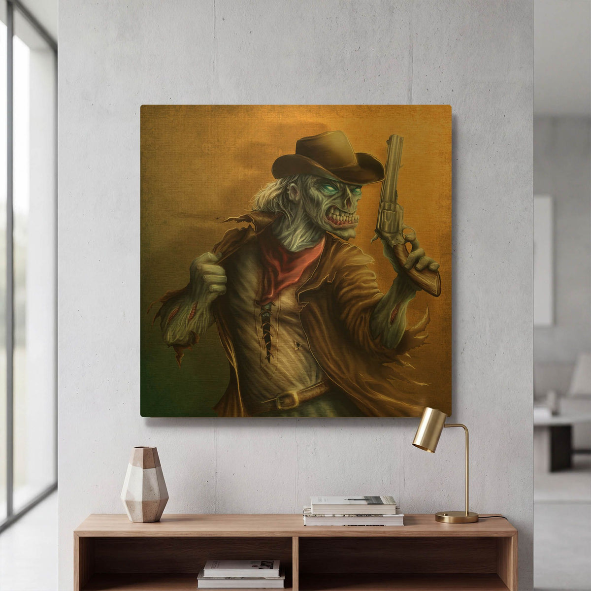 'The Drifter' By Flyland Designs Gold Metal Wall Art