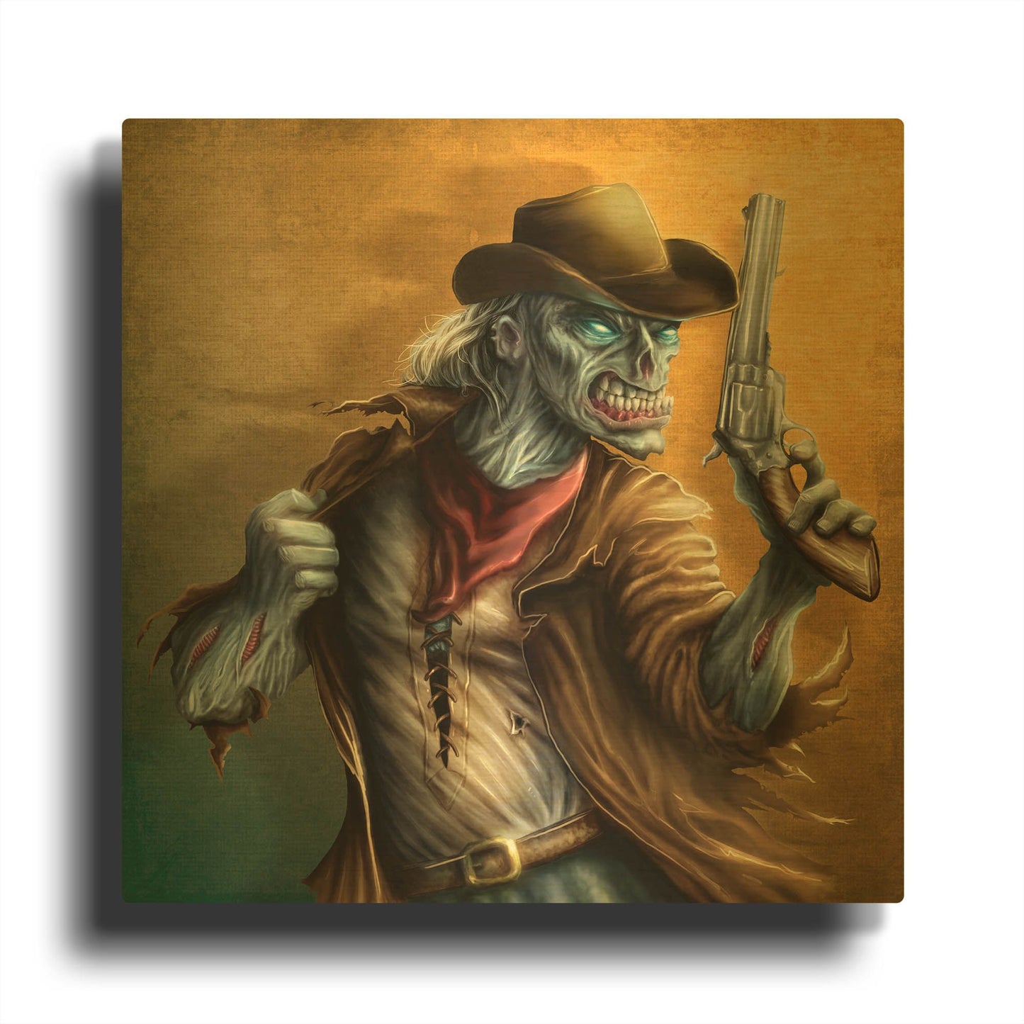 'The Drifter' By Flyland Designs Gold Metal Wall Art
