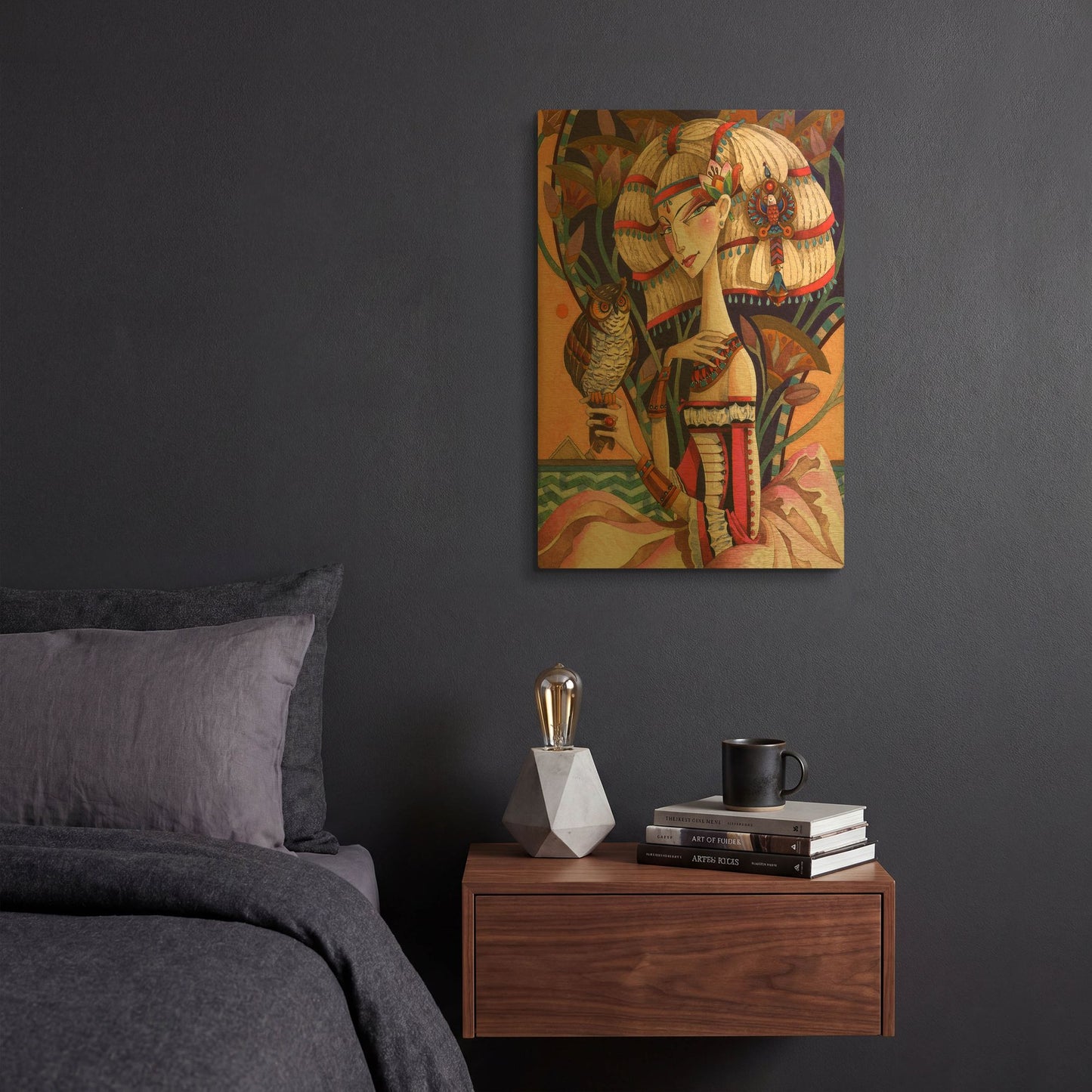 'Cleopatra’s Long Forgotten Blonde Period' By David Galchutt Gold Metal Wall Art