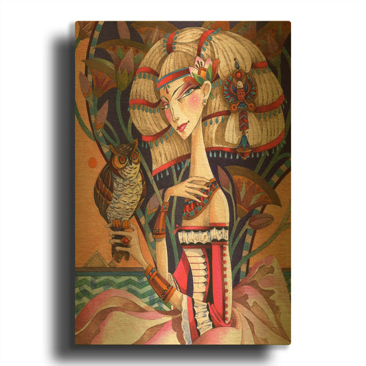 'Cleopatra’s Long Forgotten Blonde Period' By David Galchutt Gold Metal Wall Art