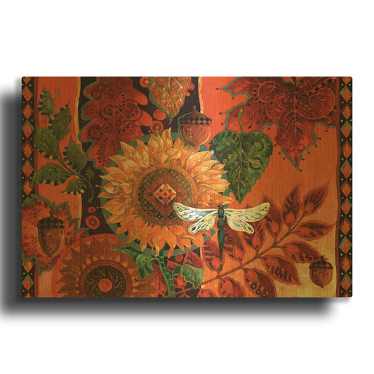 'As fall nips the air' By David Galchutt Gold Metal Wall Art