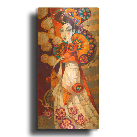 'Sudden Realization' By David Galchutt Gold Metal Wall Art