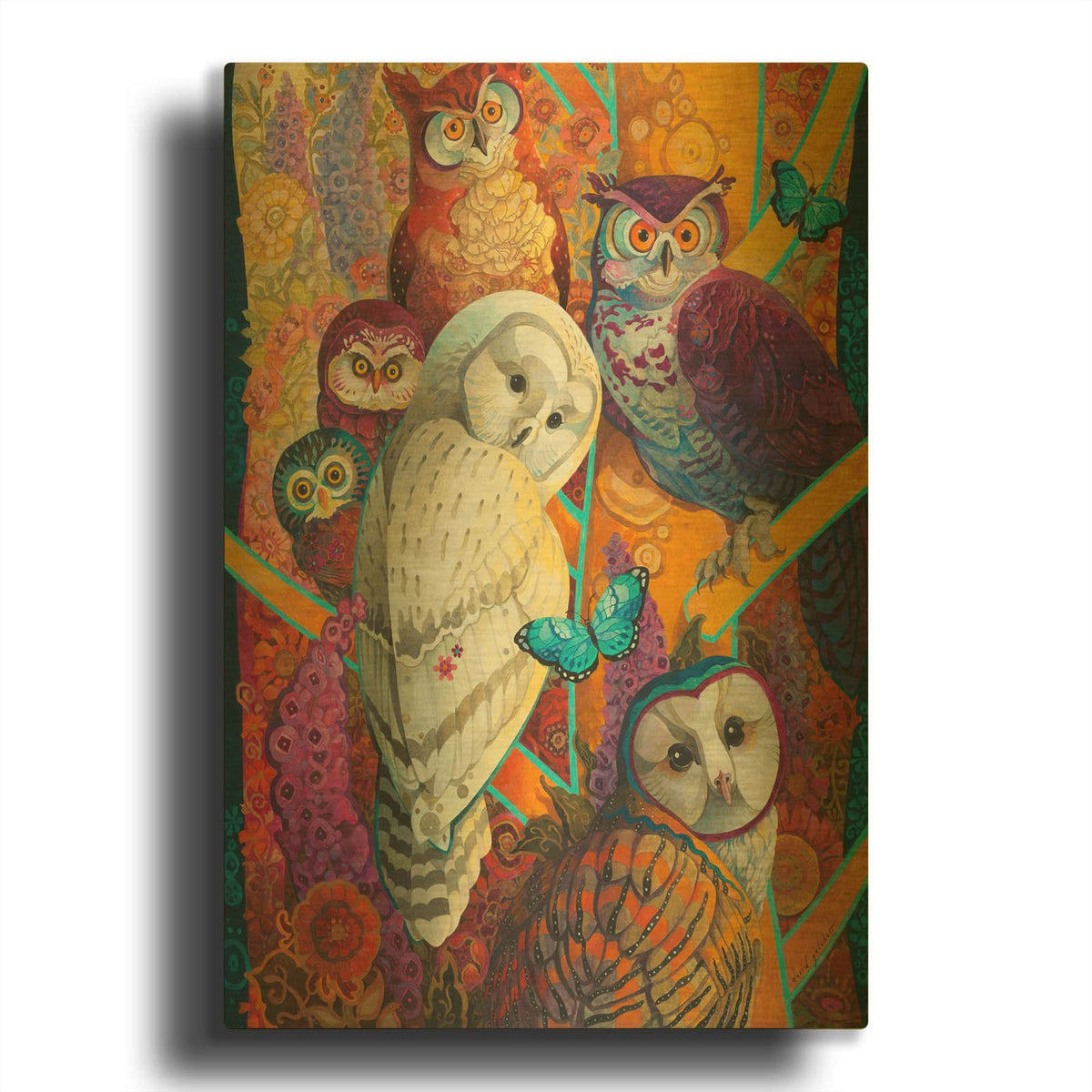 'Meeting of the Minds' By David Galchutt Gold Metal Wall Art