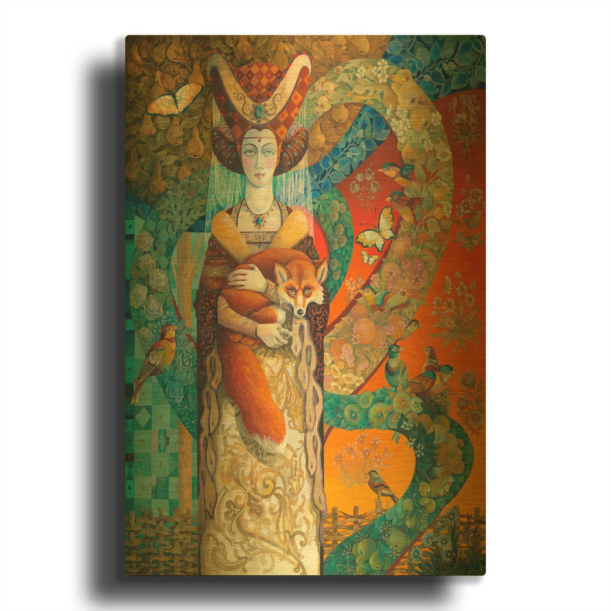 'Happily Ever Aftering' By David Galchutt Gold Metal Wall Art