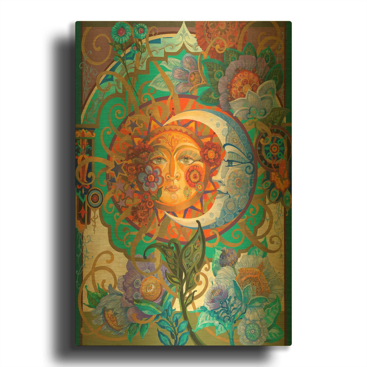 'The Partnership' By David Galchutt Gold Metal Wall Art