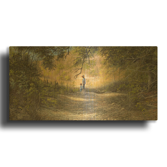 'Proverbs 22 6' By Gary Adams Gold Metal Wall Art