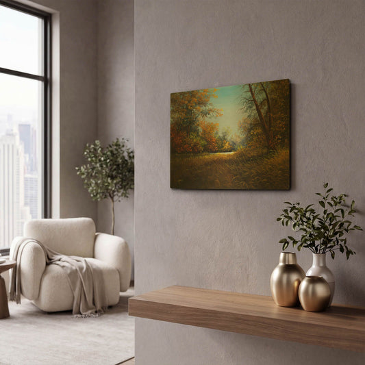 'Secret Place' By Gary Adams Gold Metal Wall Art