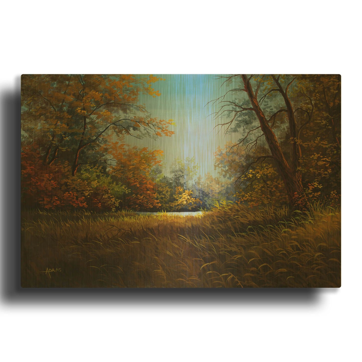 'Secret Place' By Gary Adams Gold Metal Wall Art