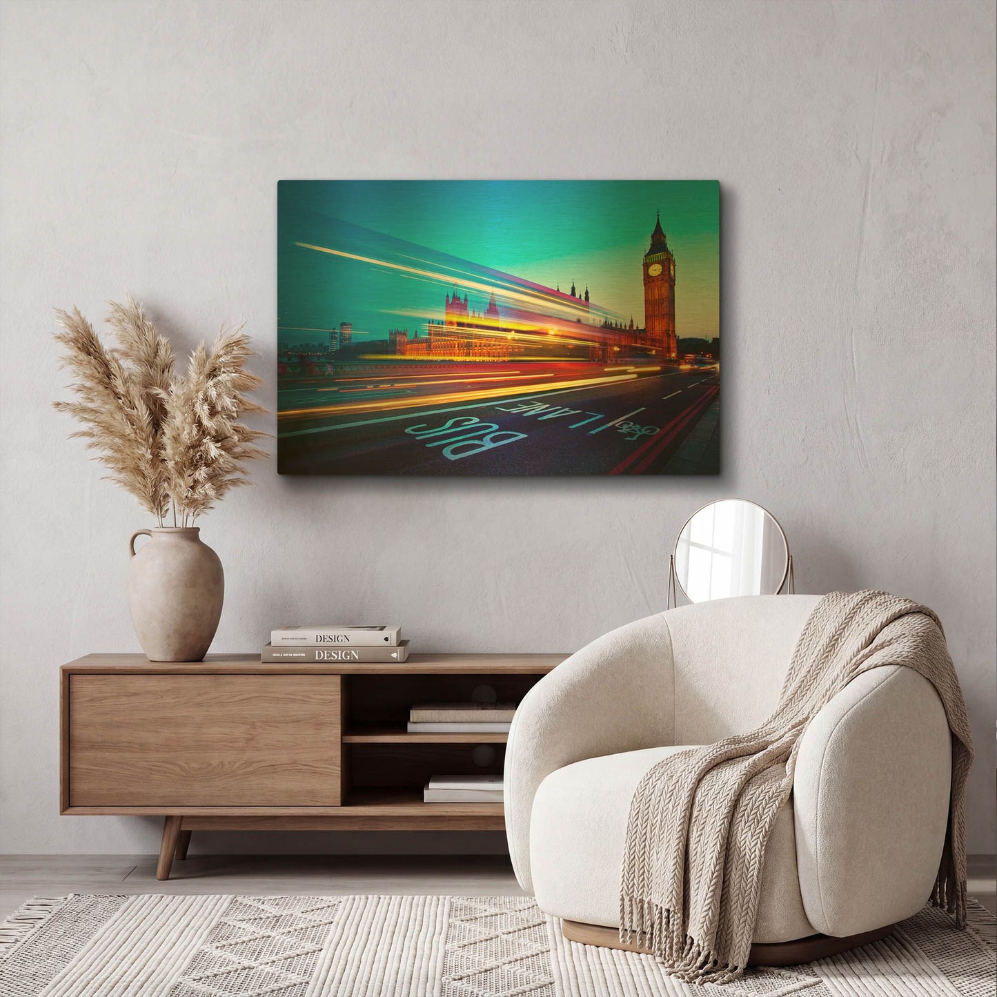 'London Big Ben' By Nina Papiorek Gold Metal Wall Art