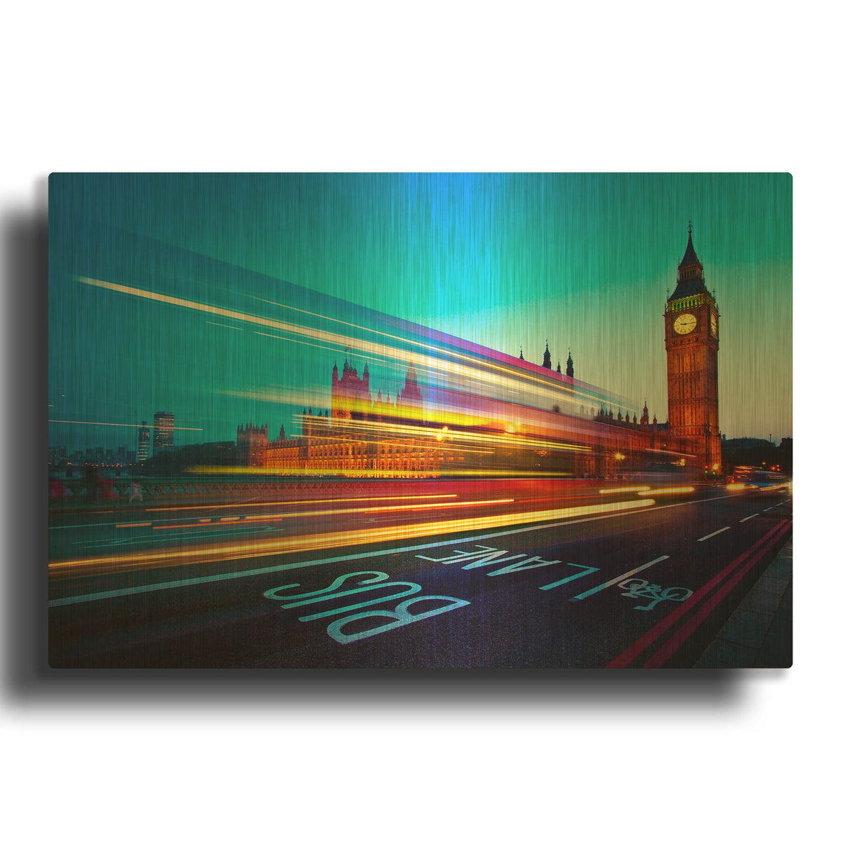 'London Big Ben' By Nina Papiorek Gold Metal Wall Art