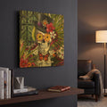 'Baron in Bloom' By Fusion Idol Arts Gold Metal Wall Art