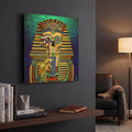 'Funky Bone Pharaoh' By Fusion Idol Arts Gold Metal Wall Art