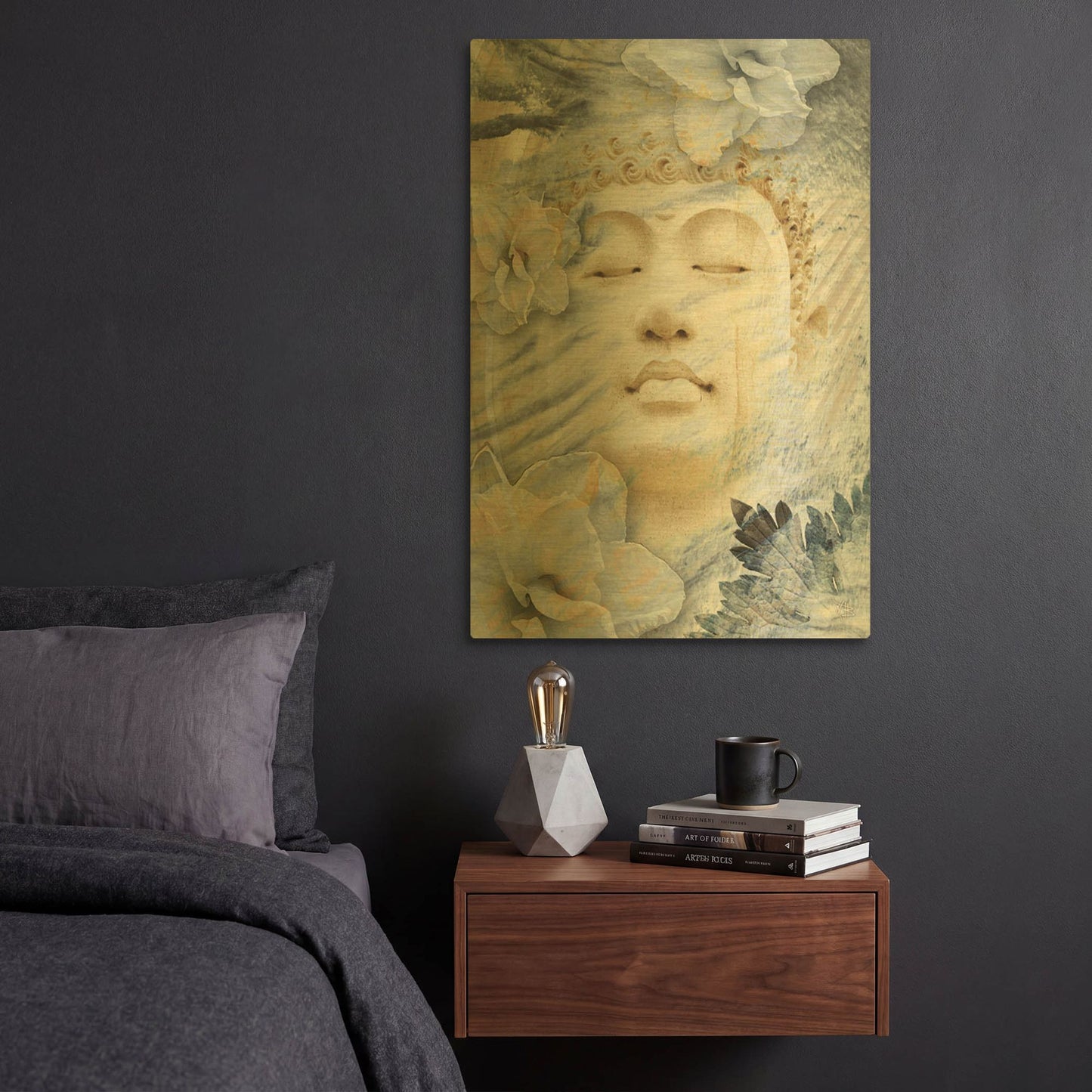 'Inner Infinity' By Fusion Idol Arts Gold Metal Wall Art