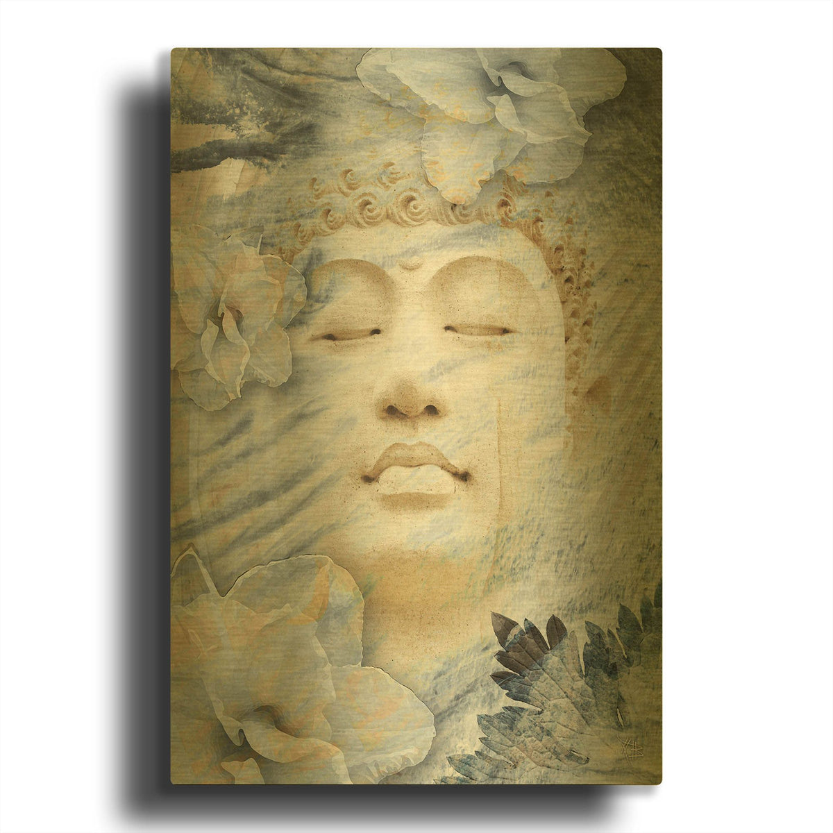 'Inner Infinity' By Fusion Idol Arts Gold Metal Wall Art