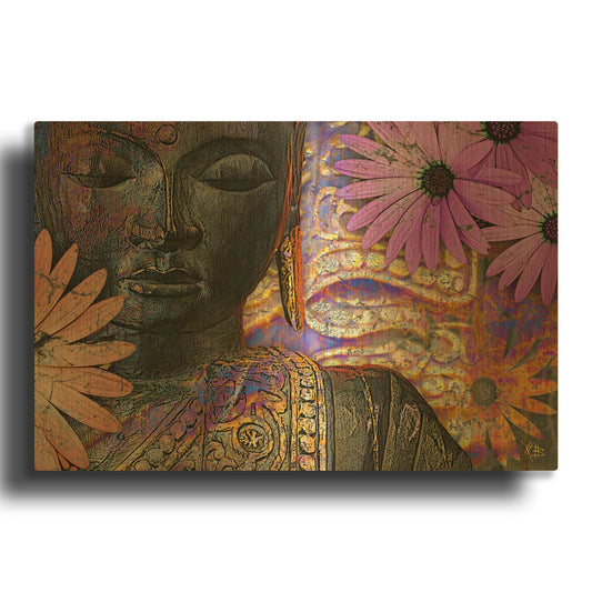 'Jewels of Wisdom' By Fusion Idol Arts Gold Metal Wall Art