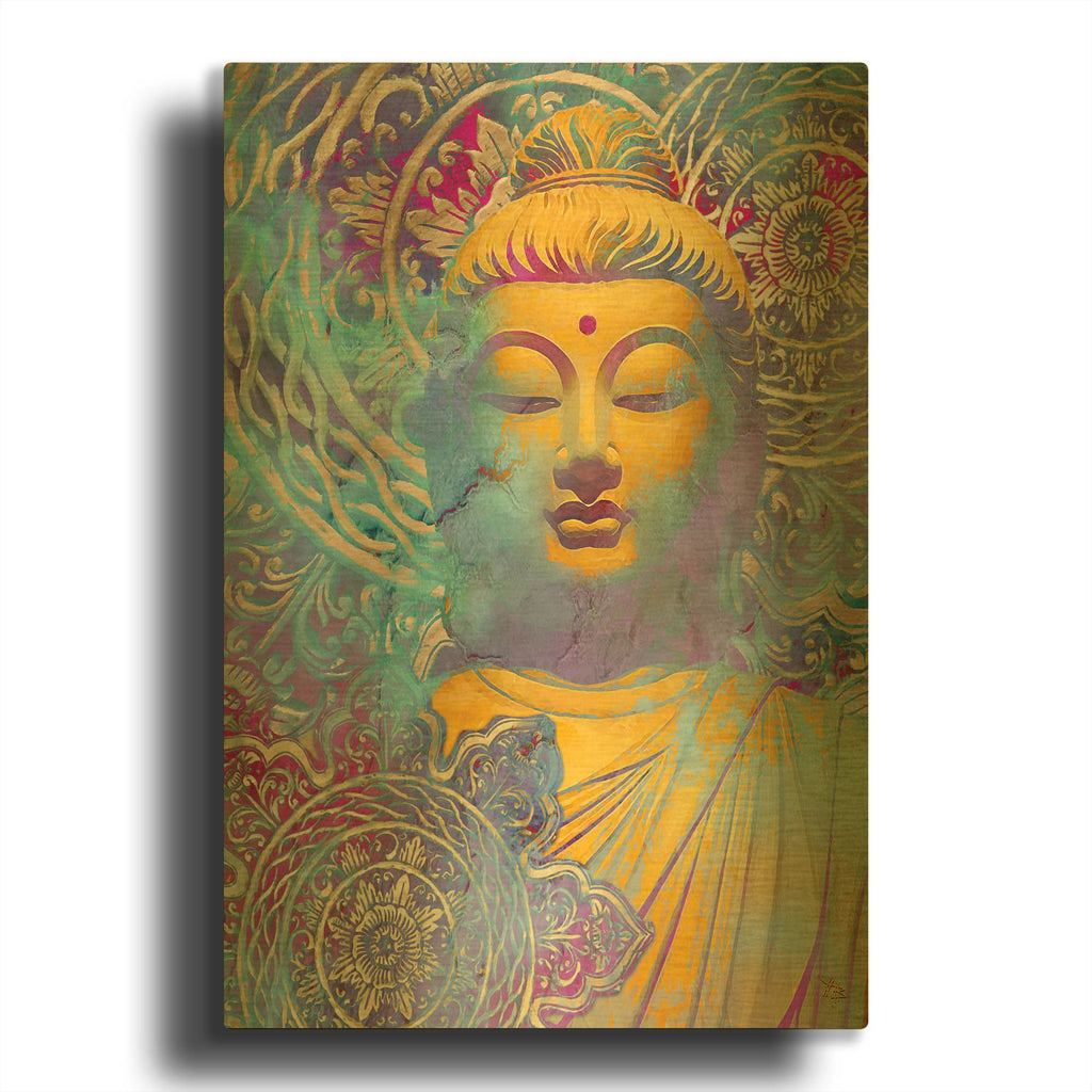 'Light of Truth' By Fusion Idol Arts Gold Metal Wall Art