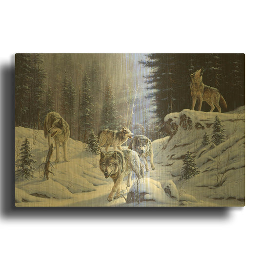 'Final Call' By R. Hed Gold Metal Wall Art