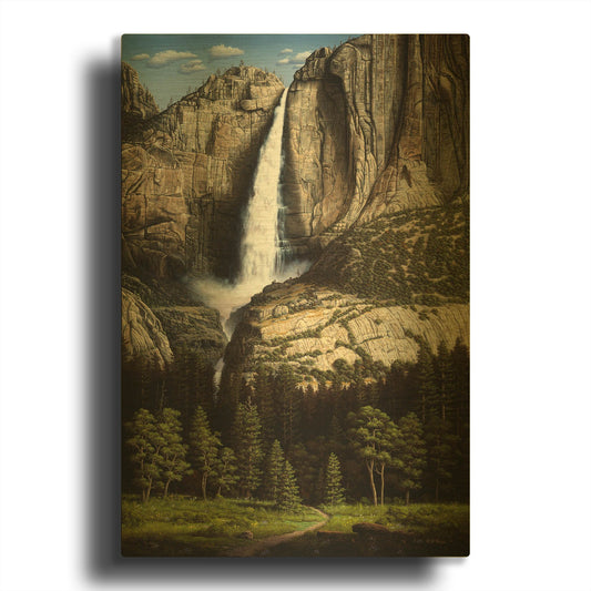 'Water Dance' By R. Hed Gold Metal Wall Art