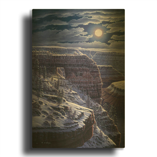 'Easy Morning' By R. Hed Gold Metal Wall Art