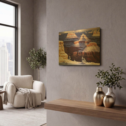 'Dream Catchers' By R. Hed Gold Metal Wall Art