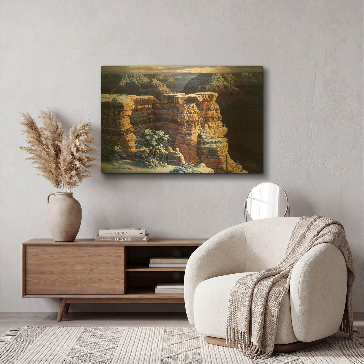 'Three Kings' By R. Hed Gold Metal Wall Art