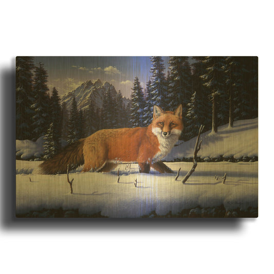 'Red, White And Blue' By R. Hed Gold Metal Wall Art