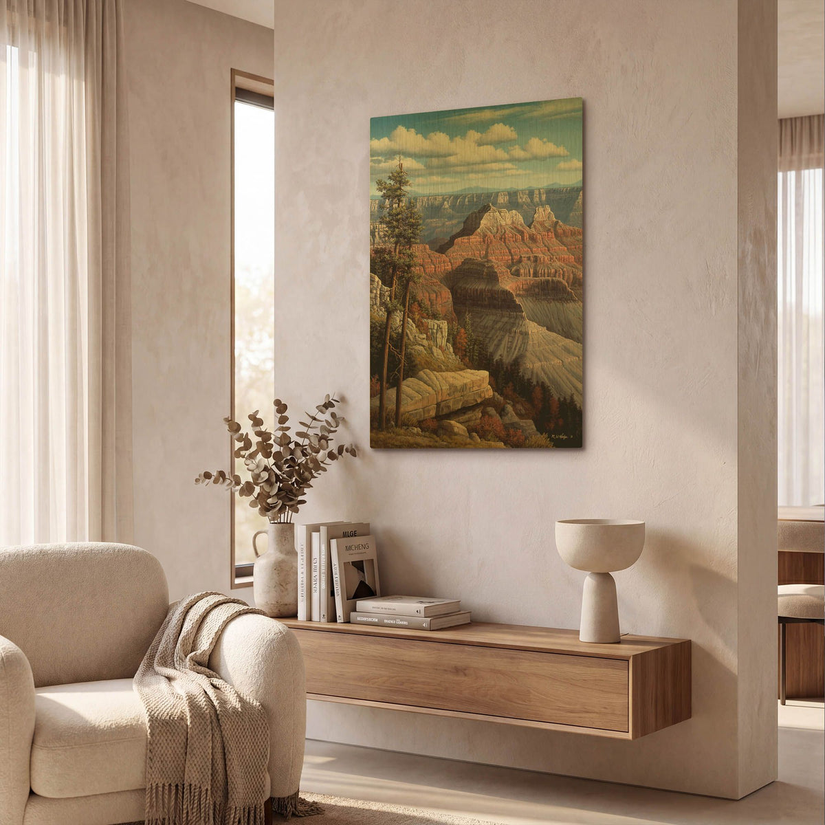 'A Time For Peace' By R. Hed Gold Metal Wall Art