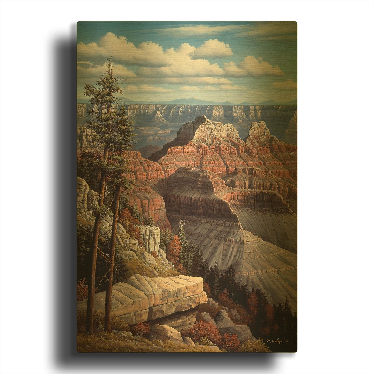 'A Time For Peace' By R. Hed Gold Metal Wall Art