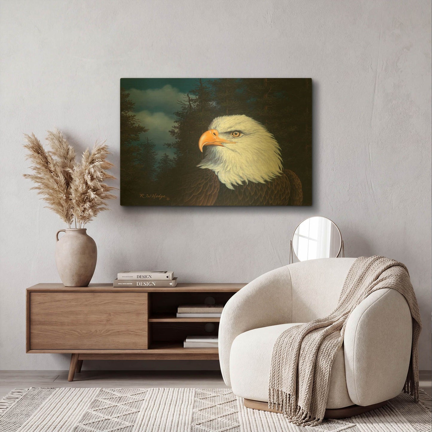 'The Face Of Freedom' By R. Hed Gold Metal Wall Art
