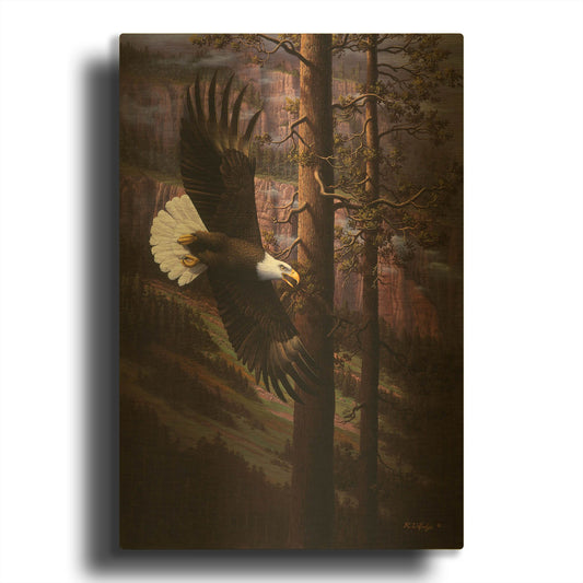 'The Master Of Freedom' By R. Hed Gold Metal Wall Art