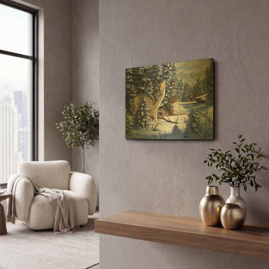 'The Trophy' By R. Hed Gold Metal Wall Art