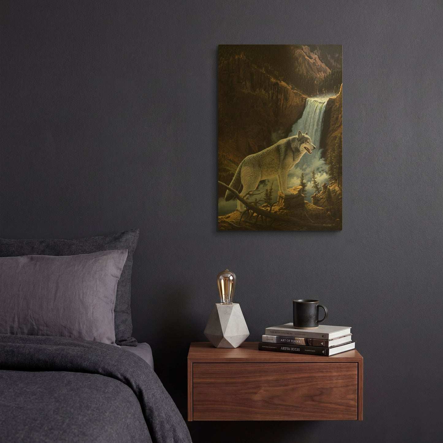 'Destiny' By R. Hed Gold Metal Wall Art