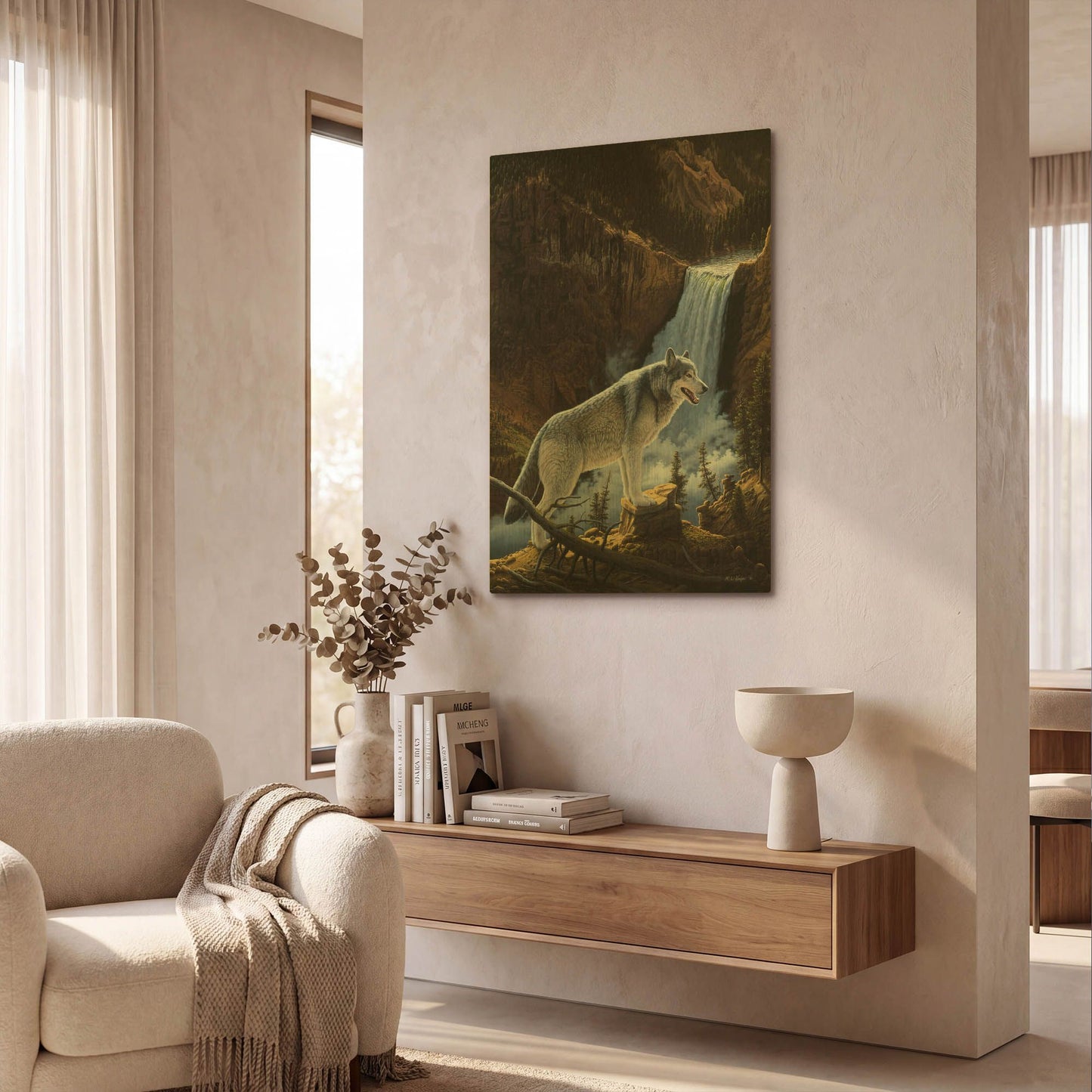'Destiny' By R. Hed Gold Metal Wall Art