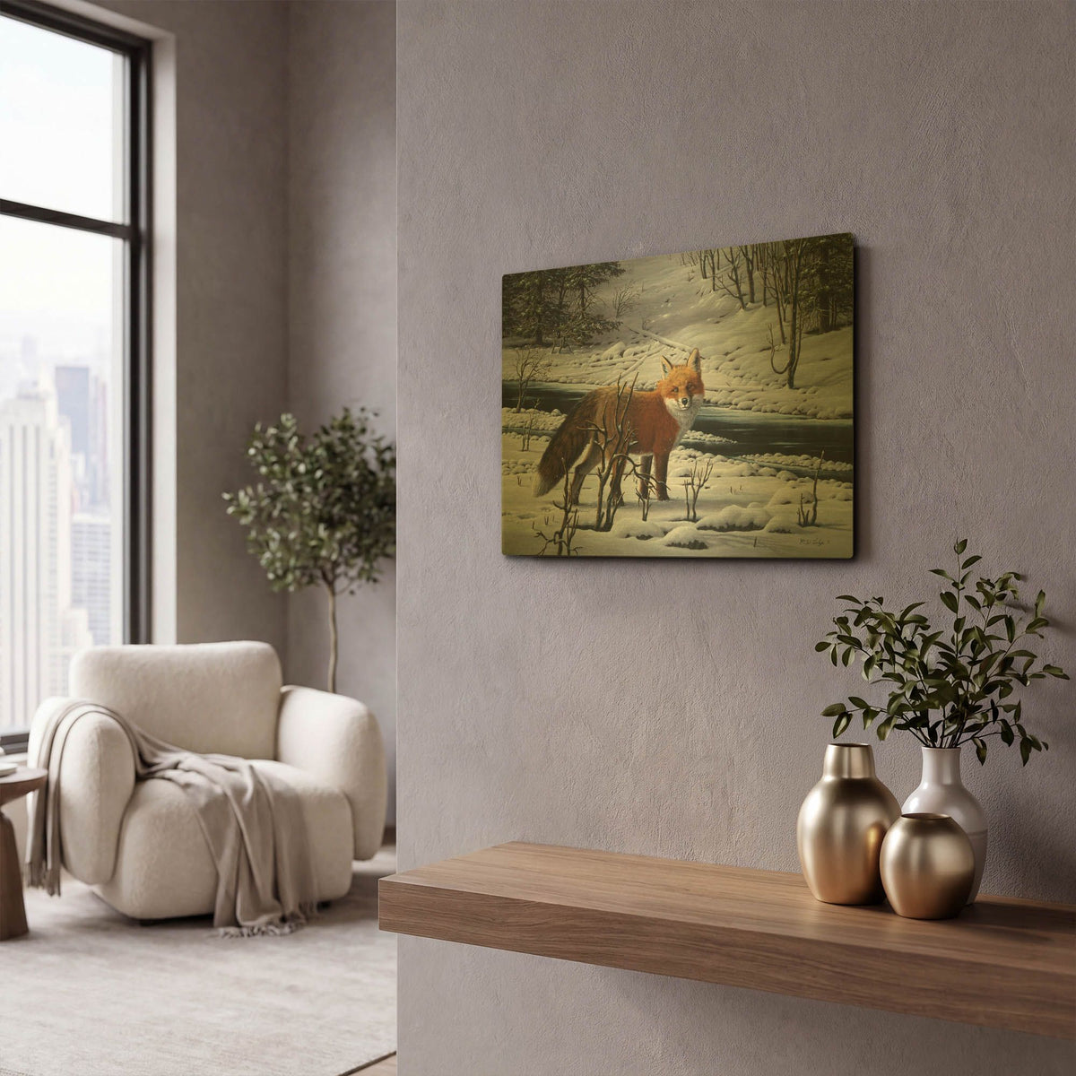 'Sugar In The Mornin' By R. Hed Gold Metal Wall Art