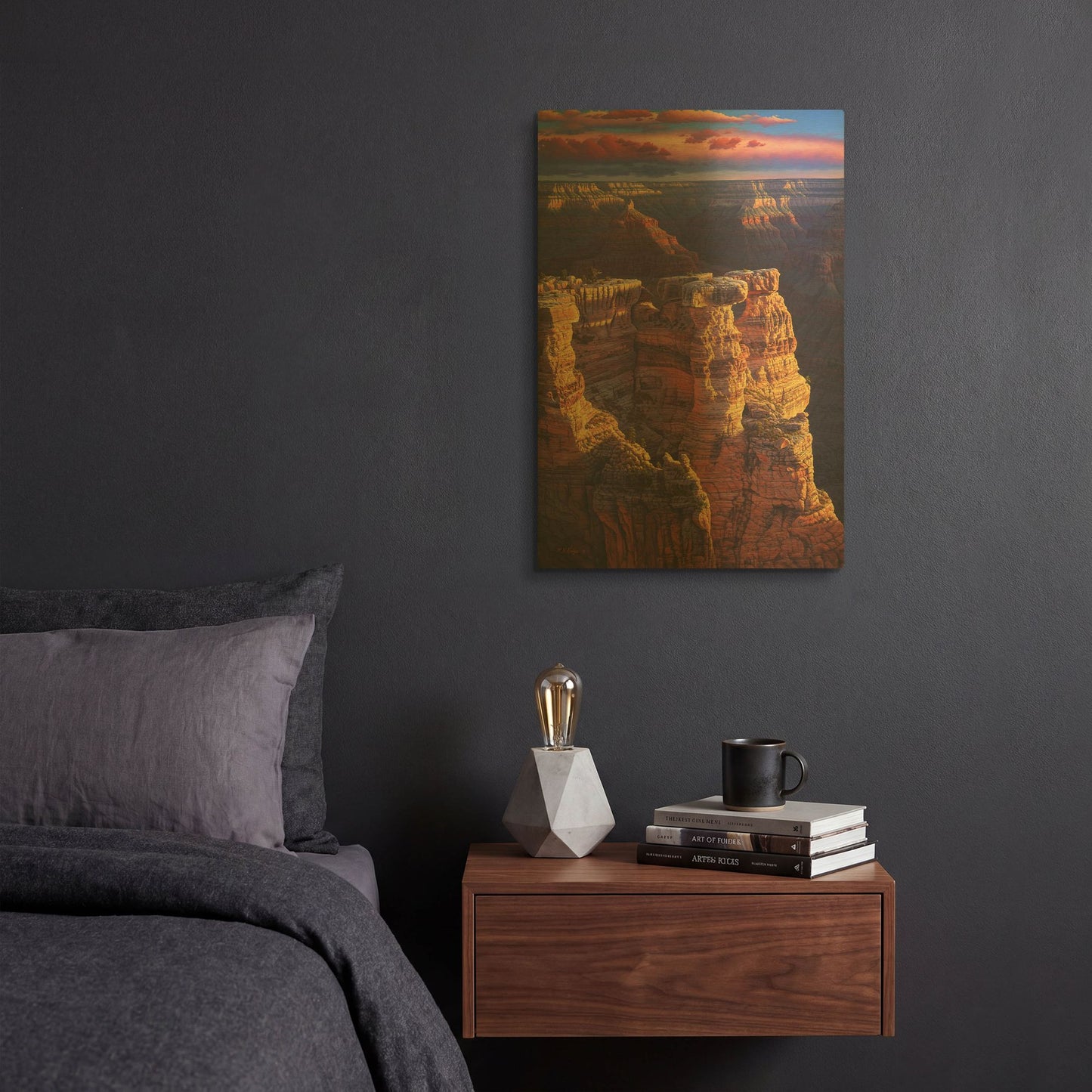 'The Gold Of Arizona' By R. Hed Gold Metal Wall Art