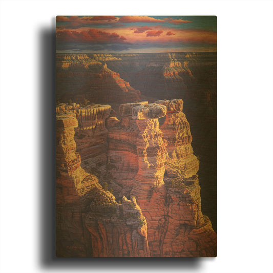 'The Gold Of Arizona' By R. Hed Gold Metal Wall Art